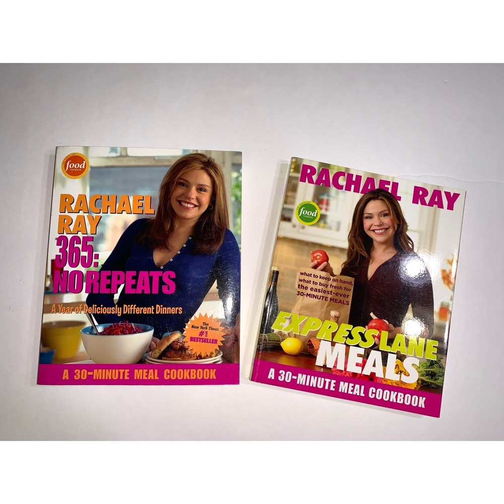Rachael Ray Cookbook Bundle 365 No Repeats Express Lane Meals 30 Minute